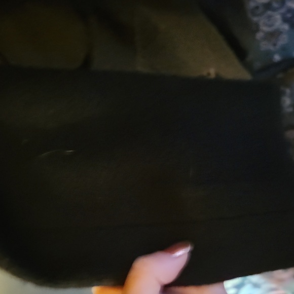 SANDRO Black Wool Pea Coat Double Breast Jacket XL NWT - Picture 8 of 15